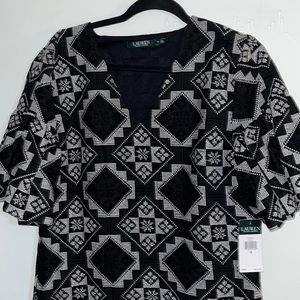 Ralph Lauren embroidered dress